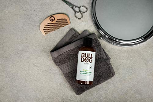 Bulldog Erkek Cilt Bakımı ve Erkekler için Bakım Orijinal Sakal Şampuanı ve Saç Kremi, 6.7 Ons, 2'li Paket