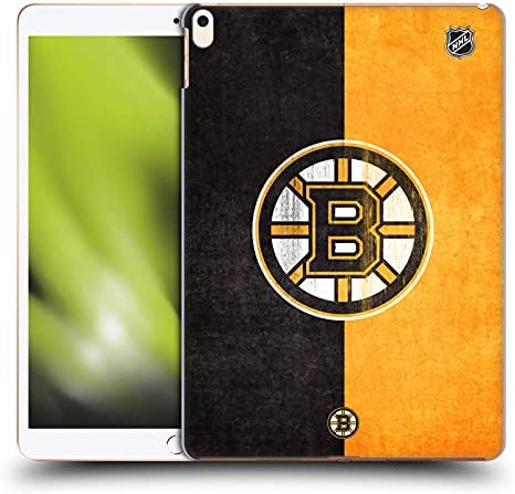 Kafa Kılıfı Tasarımları Resmi Lisanslı NHL Yarım Sıkıntılı Boston Bruins Hard Case Arka Apple iPad Air ile Uyumlu (2019)