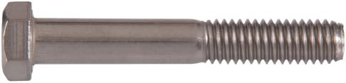 Hillman Grubu Hillman Grubu 4215 Altıgen Kapak Vidası NF Paslanmaz Çelik 5/16-24 X 3/4 inç. Pack (10)