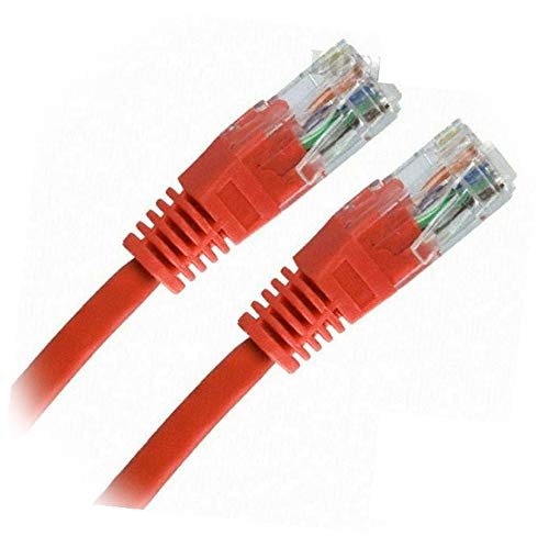 Yeni 3 Paket Lot - 2ft Ethernet Ağ LAN Router Patch Kablo Kordon Tel Kırmızı Parçaları ve Adaptörleri FOU-0175DA InnaBest tarafından