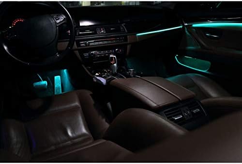 LED ortam lambası 8 renkler dekoratif ışık şeritleri Fit için 5 Serisi F10 / F11 2010-, araba parçaları, oto tamir dükkanı