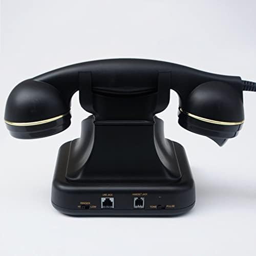 Klasik Telefonlar Kablolu Retro Çok Fonksiyonlu Sabit Telefon Kablolu Telefon Çoğaltma Otel Ofis için Ayarlanabilir Zil Sesi