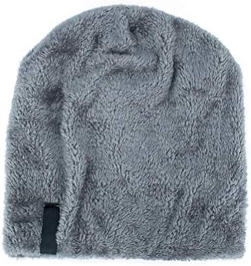 LLmoway Erkek Kadın Kış Sıcak Sıkı Beanie Kafatası Hımbıl Kap Şapka Polar Astarlı
