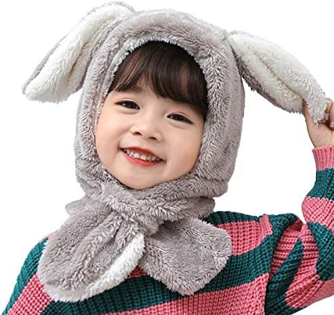 Jinny Shoppe Sevimli Yürümeye Başlayan Çocuk Çocuk Erkek Kız Oğlu Kızı Unisex Kış Yumuşak Sıcak Pamuk Tavşan Hood Şapka