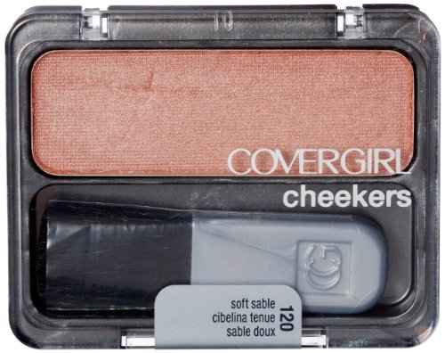 CoverGirl Cheekers Allık, Yumuşak Sable 120, 0.12 Ons (3'lü Paket)