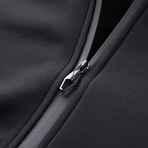 SGZYJ Kış Üç Parçalı Takım Eğilim Sıcak Tutmak Gevşek erkek Rahat Tişörtü Spor Takım Elbise Elbise (Renk: Siyah, Boyutu: 5XL