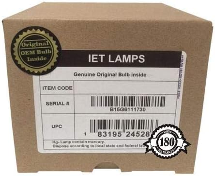 IET Lambalar-Orijinal Orijinal Yedek Ampul/lamba için OEM Konut ile Barco CLM HD8 (4-Pack) Projektör (Philips İçinde)