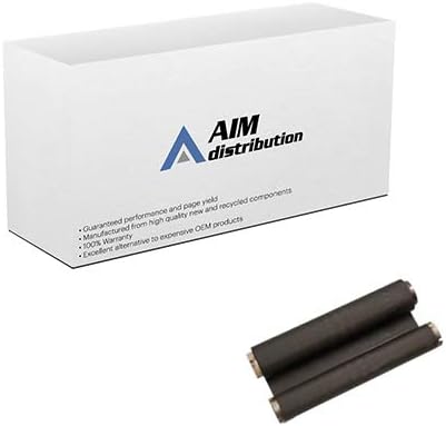 AIM PrintMaster TW2017 Siyah Yazıcı Şeritleri için Uyumlu Değiştirme (6 / PK) - IBM 7034437 ile uyumlu - Genel