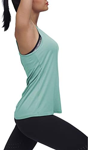 Mippo Bayan Egzersiz Yoga Üstleri Kas Tankı Tenis Gömlek Backless Çapraz Geri Tankı Üstleri
