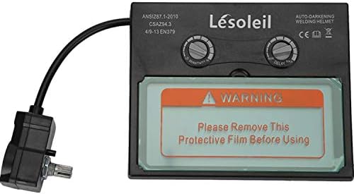 LESOLEİL Kaynak Kask Yedek Lens Otomatik Kararan LCD ekran Kaynakçı Kap Filtre Otomatik Gölge Gözlük için TIG MIG MAG MMA Lehim