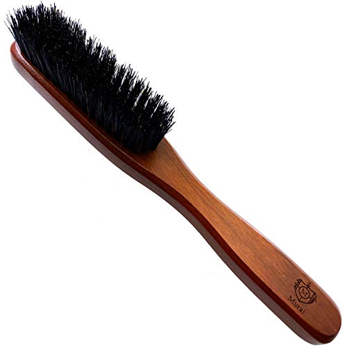 Murai by Giorgio GM5S Erkekler için Yumuşak Domuzu Kıllı Saç Fırçası-Erkekler için Murai Sakal Kitinden Seyahat Yumuşak Kıllı