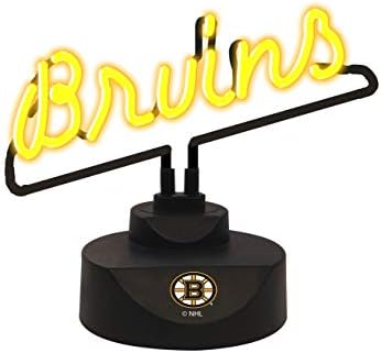 Bellek Şirketi NHL-BBR-1625 Resmi NHL Boston Bruins Komut Dosyası Neon İşareti, Bir Boyut, Çoklu