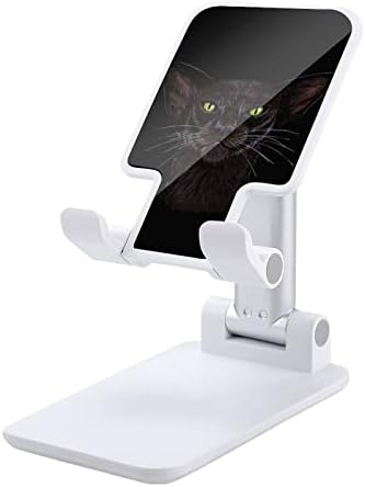 Siyah Kedi Yüz Ayarlanabilir Cep telefon standı Katlanabilir Taşınabilir Tablet Tutucu Ofis Seyahat Çiftlik Evi Pembe Tarzı