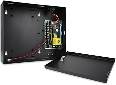 4 Kapılar IP Tabanlı Güvenlik Erişim Kontrol Kiti ile Metal Kasa 110 V Güç Kutusu RFID Okuyucu + Kızılötesi Çıkış Düğmesi +