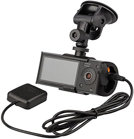 PolarLander 2.7 inç çift lensli araba DVR X3000 R300 Çift GPS G-Sensörü ile Kamera 140 Derece Geniş Açı araba dvr'ı kamera