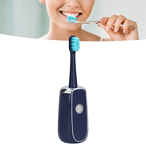 Elektrikli Diş Fırçası, Yumuşak IPX7 Su Geçirmez Asılabilir Diş Fırçası Yetişkinler için Çocuklar için Kutu ile 3 Mod(mavi)