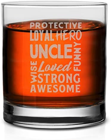 Veracco Wolds Amca Bulut Koruyucu Sadık Kahraman Bilge Sevilen Güçlü Nazik Çalışkan viski bardağı Komik Doğum Günü Hediyeleri