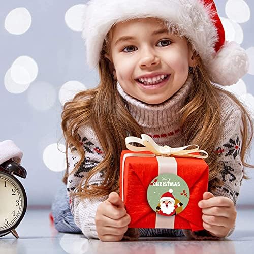 500 pcs Merry Christmas Çıkartmalar Noel Ağacı Geyik Şeker Çanta Sızdırmazlık Sticker Yeni Yıl yılbaşı hediyeleri Etiketleri