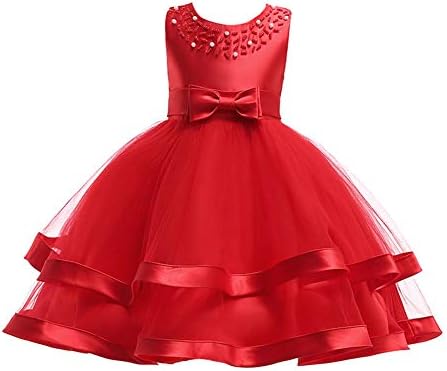 COMİSARA 6 M-9 T Çocuklar Pageant Çiçek Kız Elbise Küçük Kızlar Parti Düğün Resmi Elbiseler
