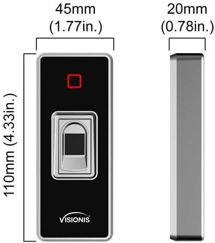 Visionis FPC-7848 Dört Kapılı Giriş Kapısı için Erişim Kontrolü Elektromanyetik Kilit 1200lbs TCP / IP Wiegand Denetleyici