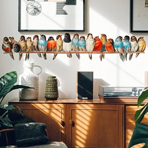 Kuşlar duvar çıkartmaları Çıkarılabilir 3D Durdu Kuşlar Sticker Vinil Güzel duvar sanat dekoru Çocuklar için Oturma Odası Kreş