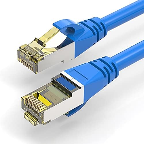 Konnektörler (5 adet / paket) 10G CAT6A SFTP Ağ RJ45 Yama Kablosu Korumalı LSOH Ethernet Kedi 6A Snagless Yama Kurşun Kablo