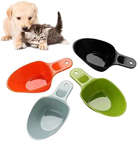 CVMbro2X Pet Malzemeleri Yavru Kedi Yavru Köpek Maması Kürek Besleme Kepçe Mutli Fonksiyonlu Plastik Kaşık Eşyaları
