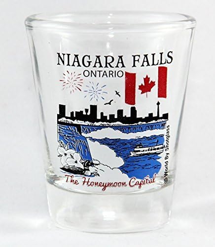 Niagara Şelalesi Ontario Kanada Büyük Kanada Şehirleri Koleksiyonu Shot Glass