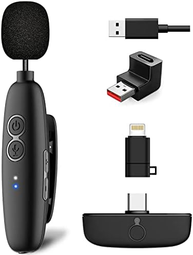 GOMUVİN Tablet Tripod Standı ve USB'li Kablosuz Yaka Mikrofonu