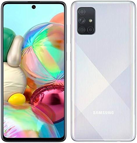 Samsung Galaxy A71 A715F / DS, 4G LTE, Uluslararası Sürüm (ABD Garantisi Yok), 128GB, 6GB, Prizma Ezilme Gümüşü-GSM Kilidi-64GB