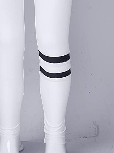 zdhoor Çocuklar Büyük Kızlar Kamuflaj Eşofman Tank Tayt Seti Jimnastik Kıyafet Spor Sutyen Pantolon Egzersiz 2 ADET Set