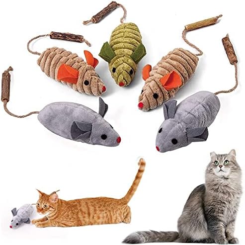 Bite Dayanıklı Sevimli Fareler ve Hayvanlar Oyuncaklar Sıçan Kedi Yavru Catnip Çiğneme Kedi Oyuncaklar Diş Temizleme Aracı