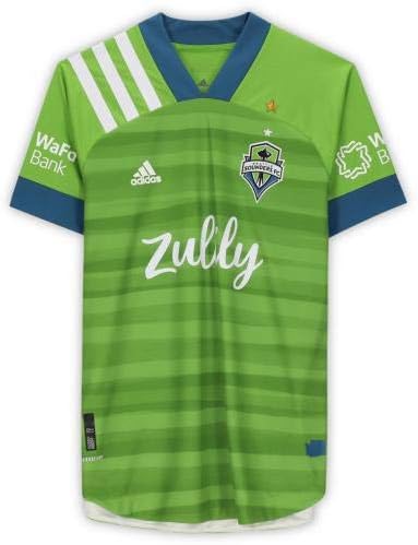 Shane O'Neill Seattle Sounders FC İmzalı Maç-2020 MLS Sezonundan 27 numaralı Yeşil Formayı Kullandı-İmzalı Futbol Formaları