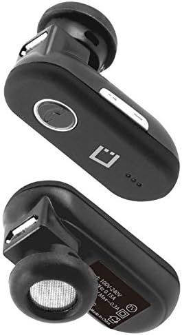 Kulaklık ile Uyumlu Samsung Galaxy A12 Kulak kablosuz Bluetooth kulaklık ile Hızlı Şarj Kamyon Şoförü (Siyah)