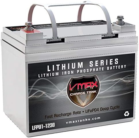 VMAX LFPU1-1230 12 Volt Li-Demir Fosfat LiFePO4 30AH Şarj Edilebilir Lityum Pil 385Wh ile Dahili BMS Derin Döngüsü Pil UPS
