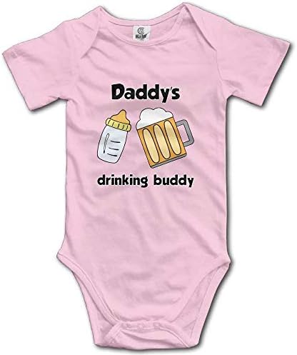 Yeavomeny babanın İçme Buddy Unisex Bebek Romper Tek Parça Tulum Kıyafetler Giysileri