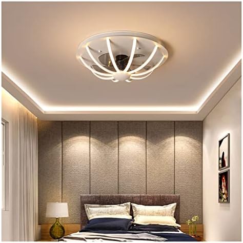 Tavan vantilatörü için ışık LED ışıkları ile yatak odası oturma odası mutfak tavan lambası hayranları dekorasyon yatak odası