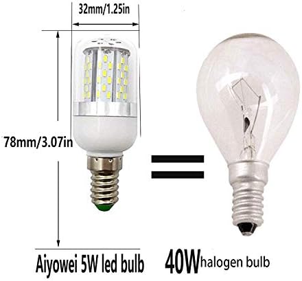 Aiyowei E14 5W LED ampul 78-3014 SMD AC / DC 12V-24V Mısır led ışıklar ampul beyaz 6500K