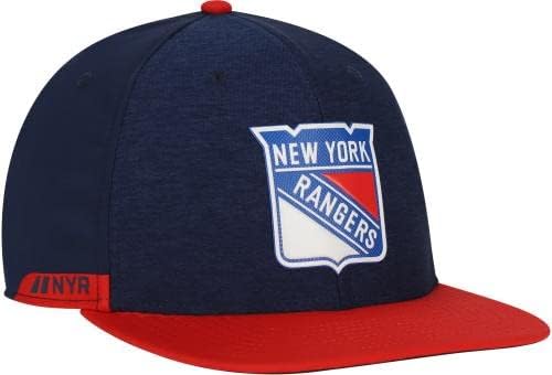 Phillip Di Giuseppe New York Rangers Oyuncusu-2021 NHL Sezonundan 33 Donanma ve Kırmızı Snapback Şapkası Giydi-Diğer Oyun