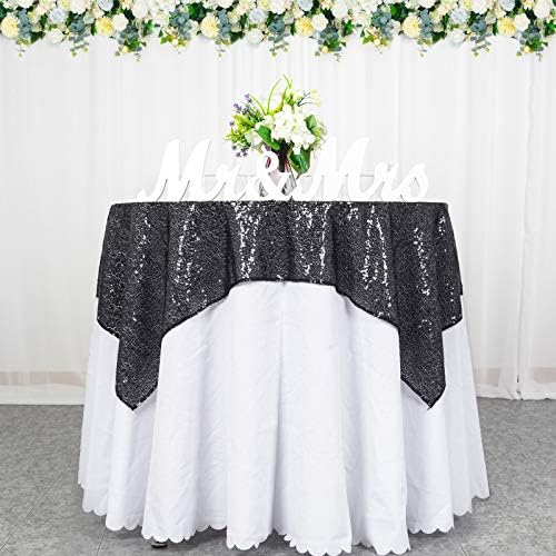 Payet Masa Örtüsü 50x80-İnç Yanardöner Beyaz Dikdörtgen Masa Örtüsü Payet Yerleşimi Sparkly Kek Masa Örtüsü Keten Düğün Doğum