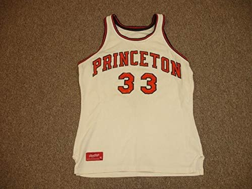 1970'lerin Sonlarında NCAA Basketbol Princeton Oyunu Kullanılmış Örme Basketbol Forması 33-Üniversite Oyunu Kullanılmış Formalar