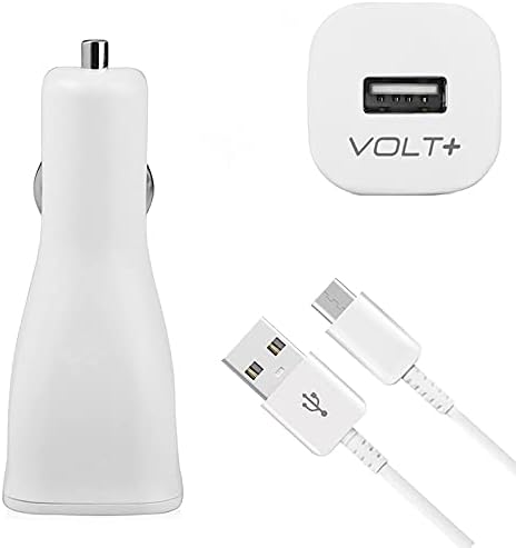 VOLT PLUS TECH Adaptif Hızlı Şarj Araç kiti, Microsoft Duo için USB Tip-C kabloyla ve %87'ye kadar Daha Hızlı Çalışır