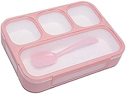 Bento Kutusu Transhome Mikrodalga yemek kabı Çocuklar İçin Okul Öğle Yemeği Kutuları Taşınabilir Yemek Gıda saklama kabı 4