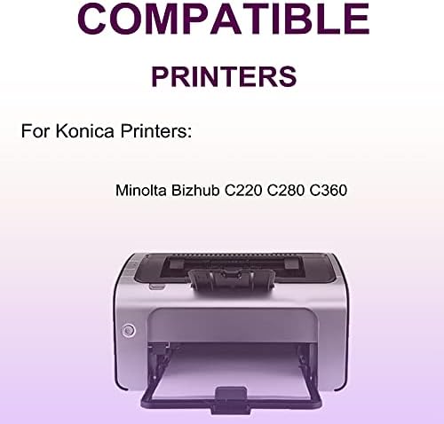 10 Paket (BK+C+Y+M) Uyumlu Toner Kartuşu Değiştirme için Konica TN216 / TN319 Yazıcı Toner kullanımı için Konica Minolta Bizhub