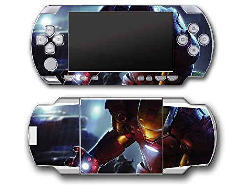 Demir Adam Ironman Avengers Süper Kahraman Video Oyunu Vinil Çıkartması Cilt Sticker Kapak Sony PSP Playstation Portable ıçin