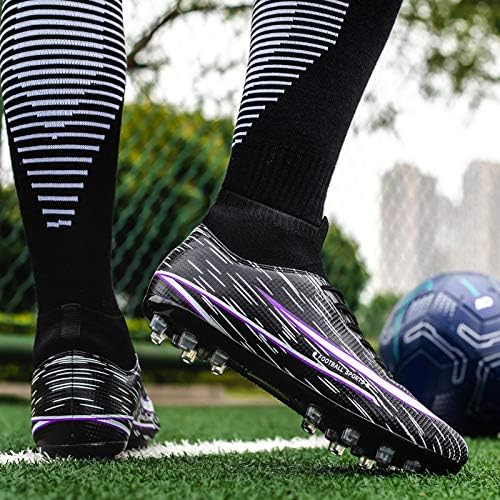 LGL Erkekler futbol Çizmeler koç boynuzu ile Nefes Futbol Ayakkabı Ayak Bileği açık Koşu Yürüyüş Atletik için