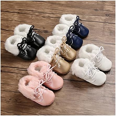 Bebek Ayakkabı 5 Renkler Kış Erkek Bebek Kız Yumuşak Taban Kar Sıcak Patik Toddler Kaymaz Beşik Çizmeler 0-18 M Bebek Çizmeleri