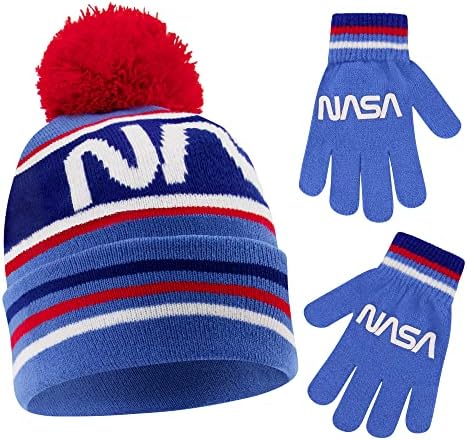 ABG aksesuarları küçük yürümeye başlayan kış şapka, çocuk eldiven, NASA bebek Bere erkek ve kız yaşları 4-7 için