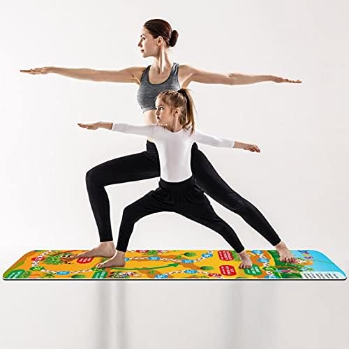 Masa Oyunu Yoga Mat Kalın Egzersiz Egzersiz Mat, Kaymaz Kavrama Pilates Paspaslar Yırtılmaya Dayanıklı