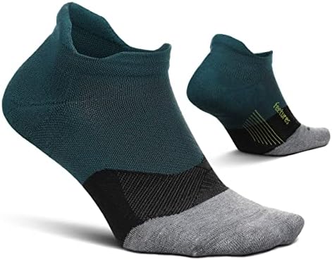 Feetures Elite Max Yastık No Show Tab Blok - Koşu Çorap Erkekler & Kadınlar ıçin, atletik varis çorabı, nem Esneklik
